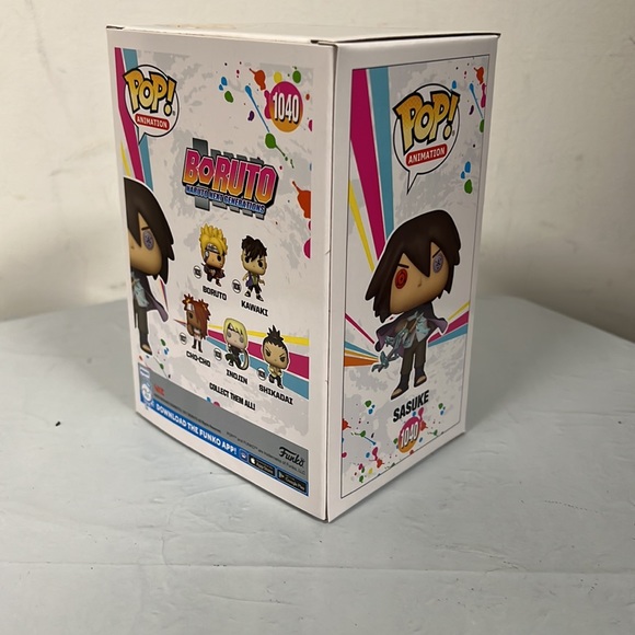 NIB Funko Pop! Boruto: Naruto Next Generations 1040 - Sasuke Sharingan - Picture 7 of 8